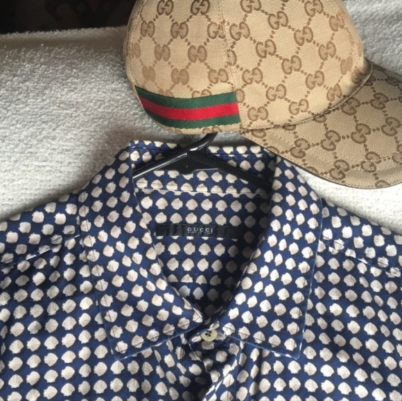 Gucci Men's Button Down Shirt L/XL - Picture 4 of 13